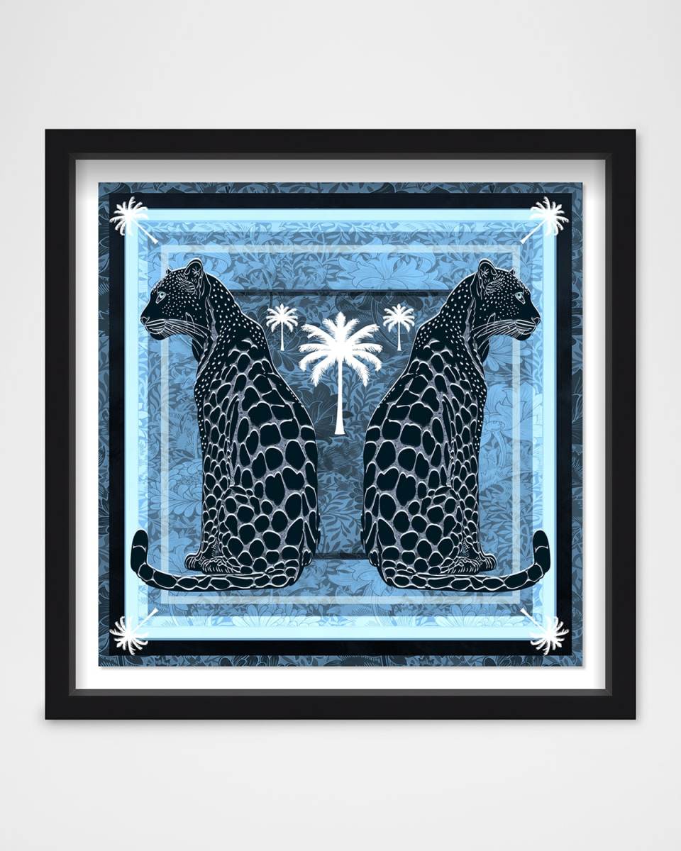 "Casablanca Leopardo" Framed Art Print